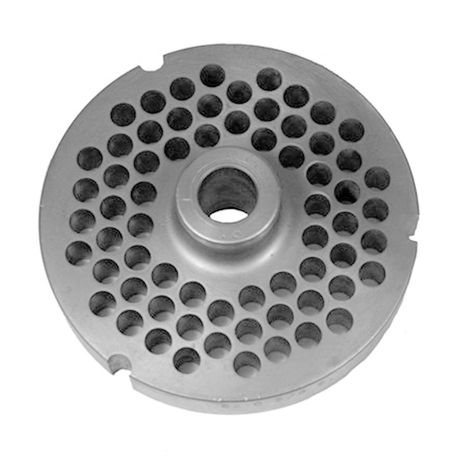 Size 52 PM Hubbed Meat Grinder Plate, 3/8" (9,0mm) Holes